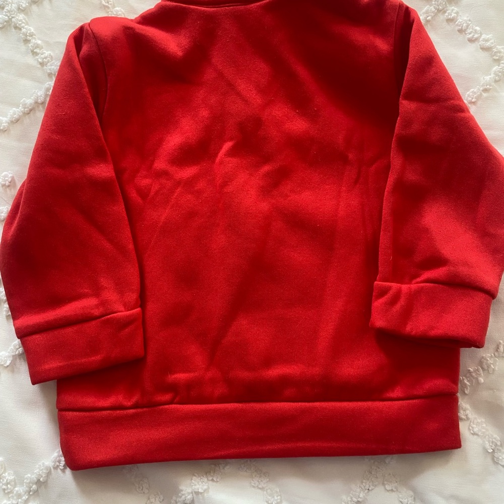 Sesame Street Elmo Fleece Tracksuit Set Toddler Boys 4T Red Black NWOT - Picture 5 of 7